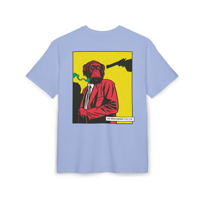 Monkey Smoking Oversized T-Shirt