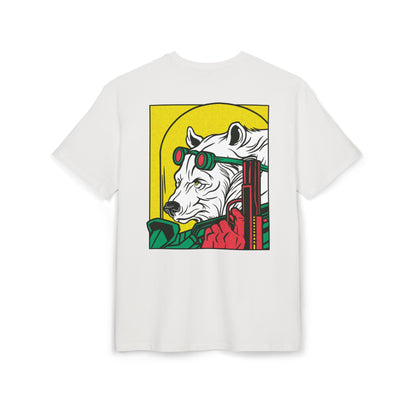 Ice Bear with Gun Oversized T-Shirt