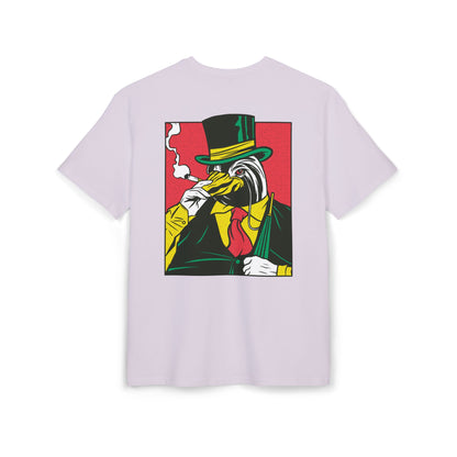 Penguin Smoking Oversized T-Shirt