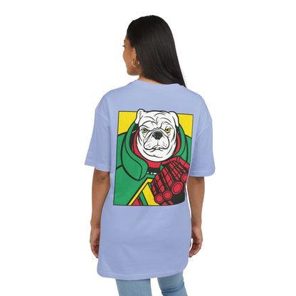 White Pug Oversized T-Shirt