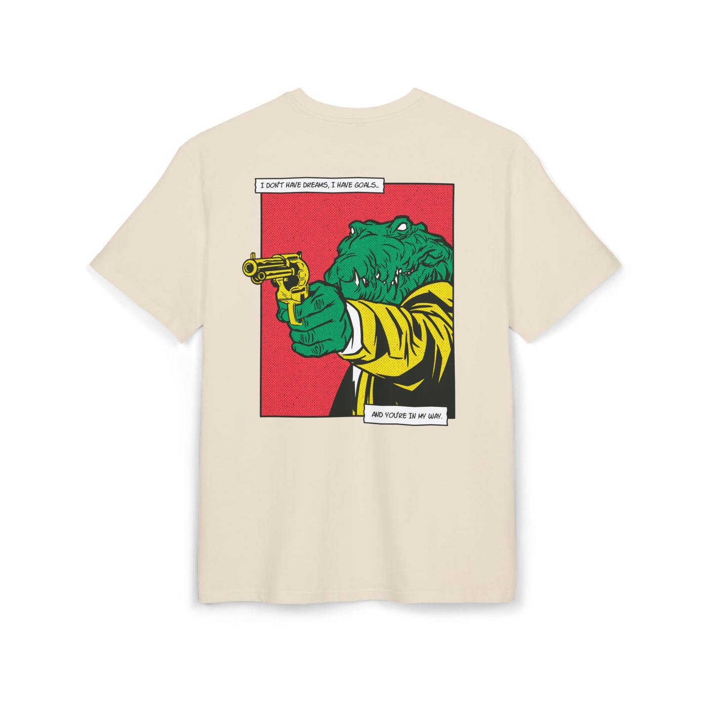 Alligator with Gun Oversized T-Shirt