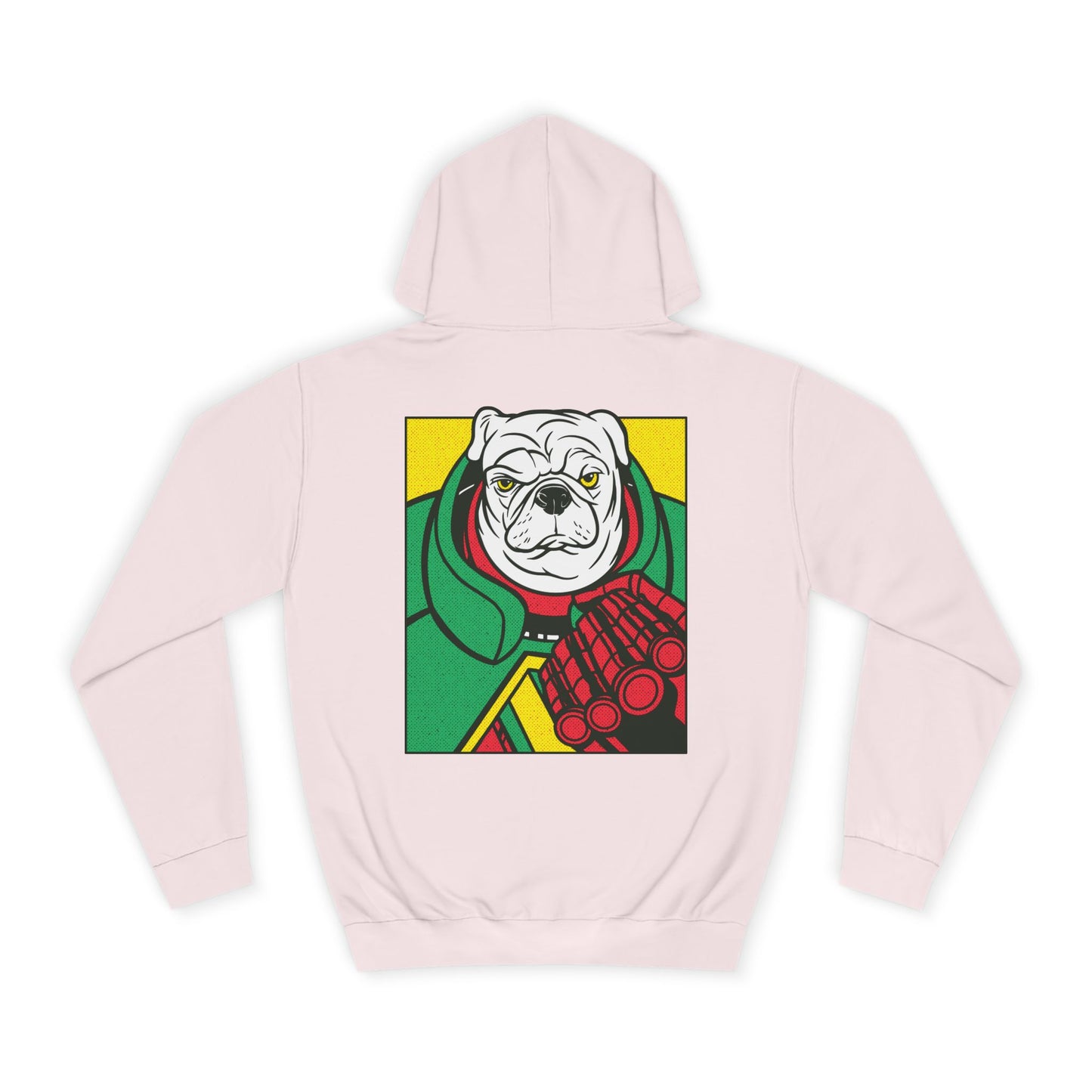 White Pug Hoodie