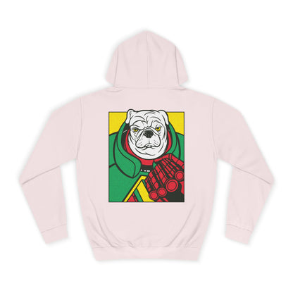 White Pug Hoodie