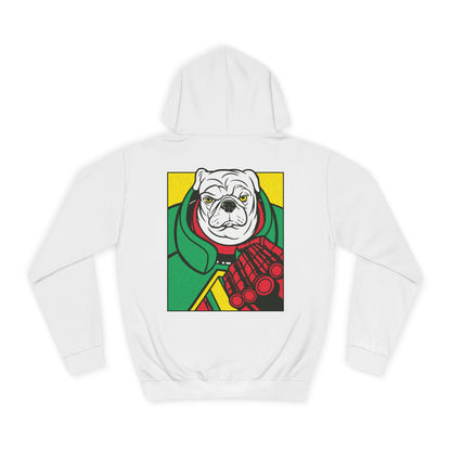White Pug Hoodie