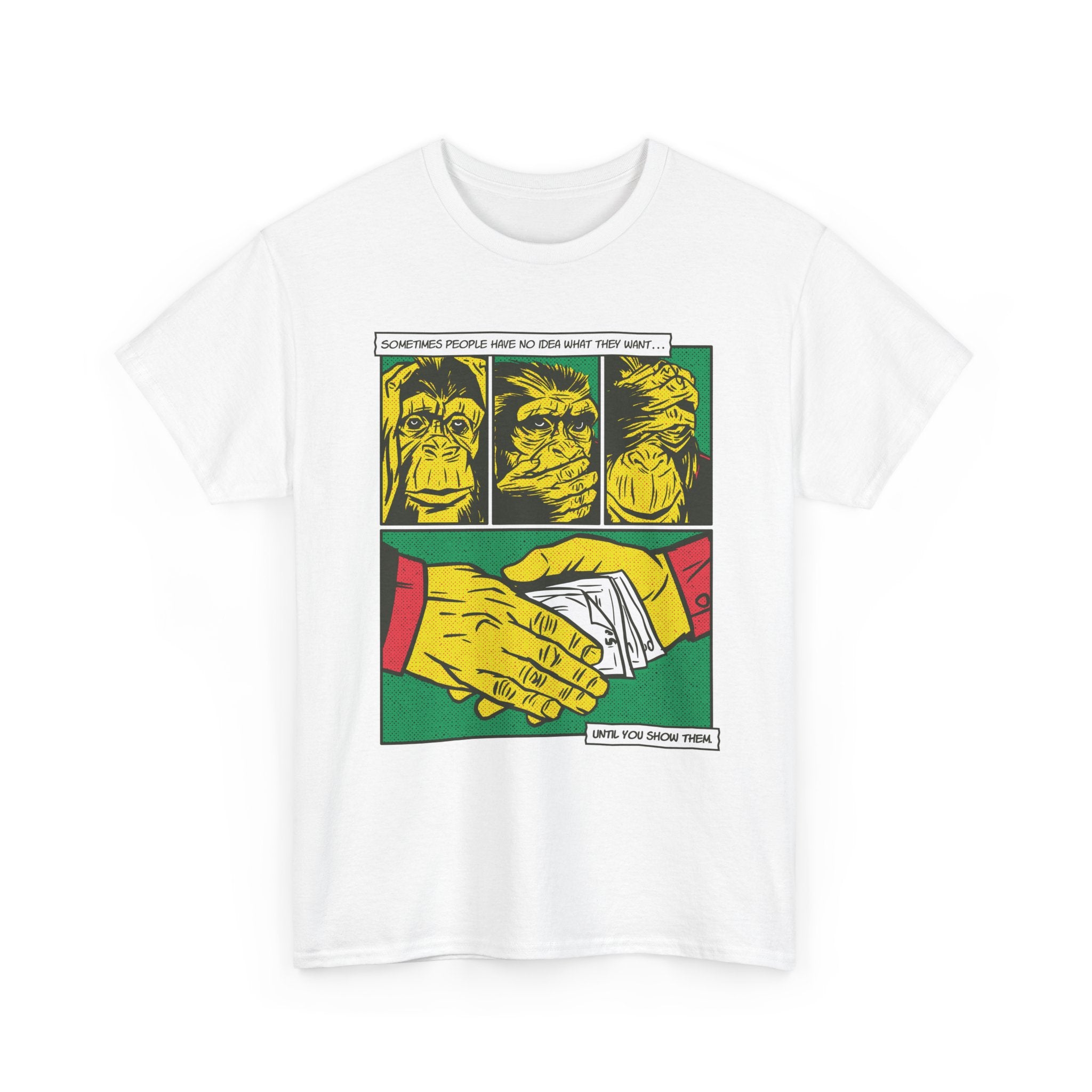 Three Monkeys - T-Shirt Front Print
