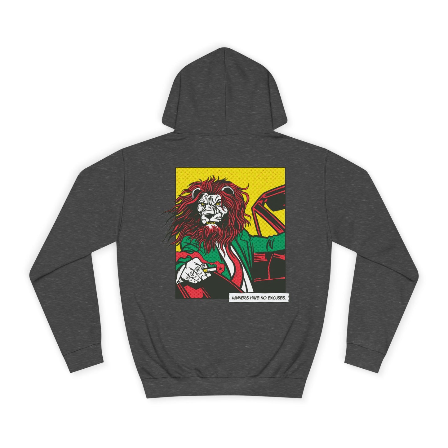 Lion in Car Hoodie