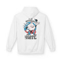 I´m not Antisocial I just hate - Hoodie Back Print