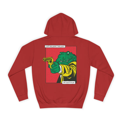 Alligator with Gun Hoodie