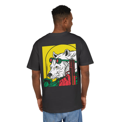 Ice Bear with Gun Oversized T-Shirt
