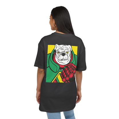 White Pug Oversized T-Shirt