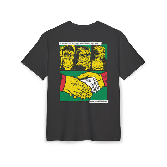 Three Monkey Oversized T-Shirt