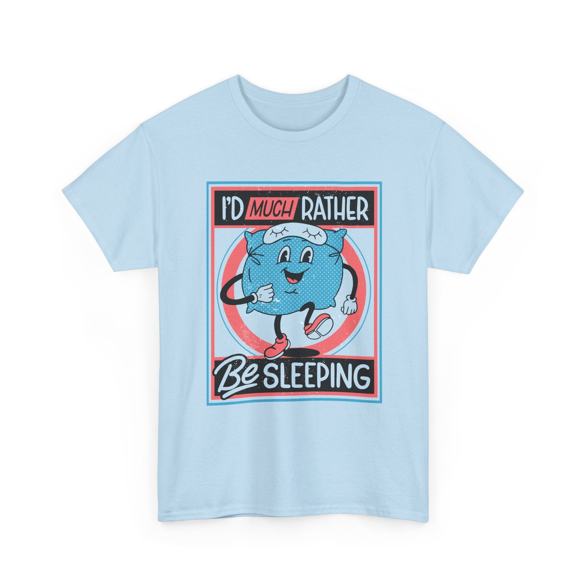 I´d much rather be sleeping - T-Shirt Front Print