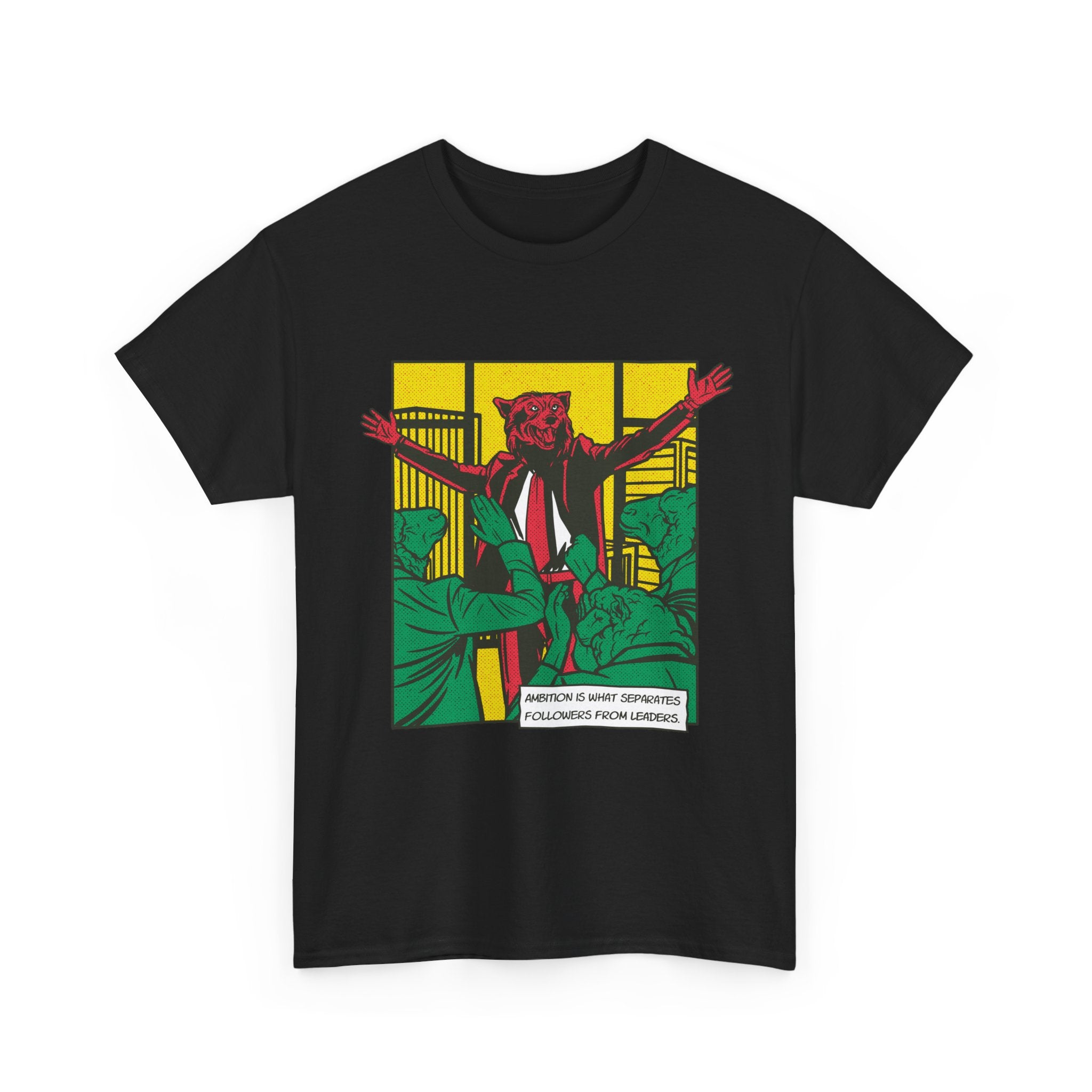 Leader Wolf - T-Shirt Front Print