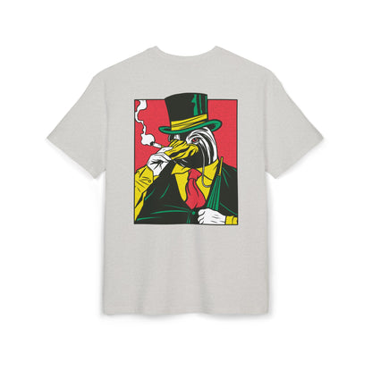 Penguin Smoking Oversized T-Shirt