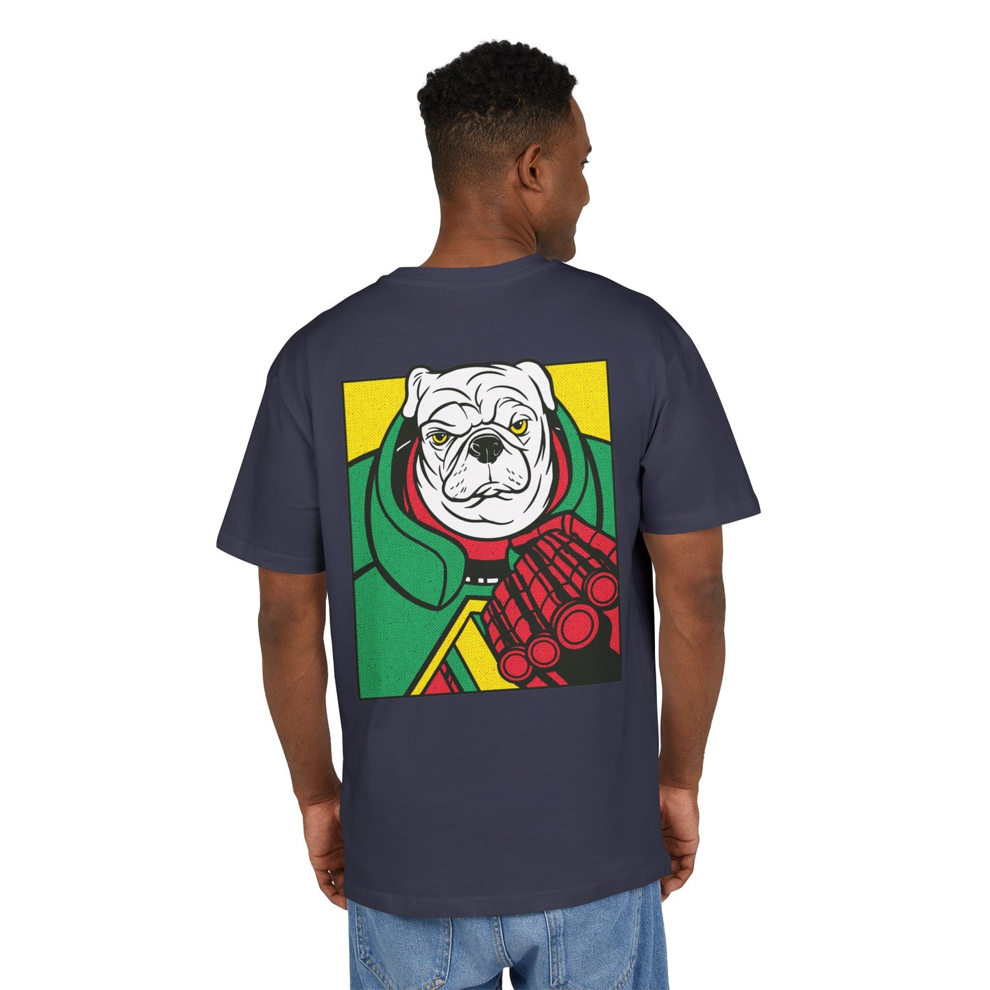 White Pug Oversized T-Shirt