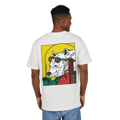 Ice Bear with Gun Oversized T-Shirt