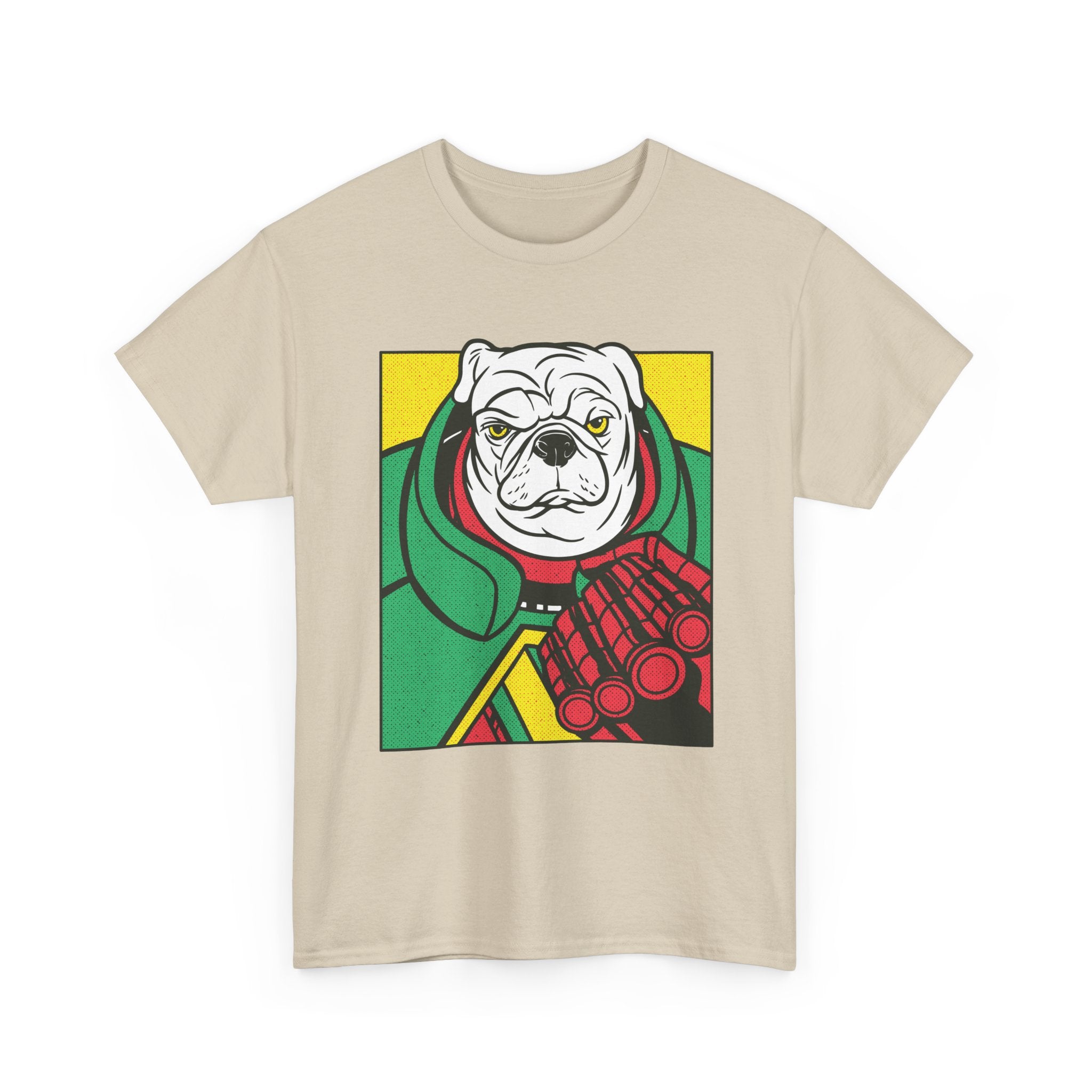 Pug with Fist - T-Shirt Front Print