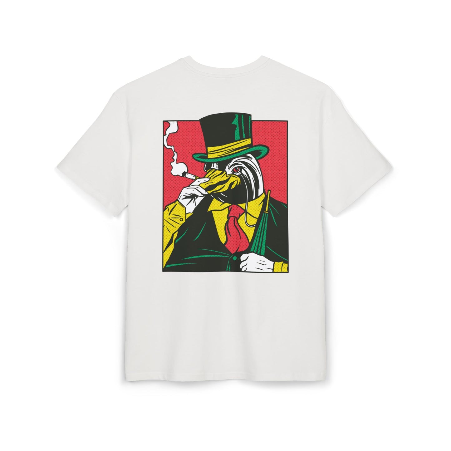 Penguin Smoking Oversized T-Shirt