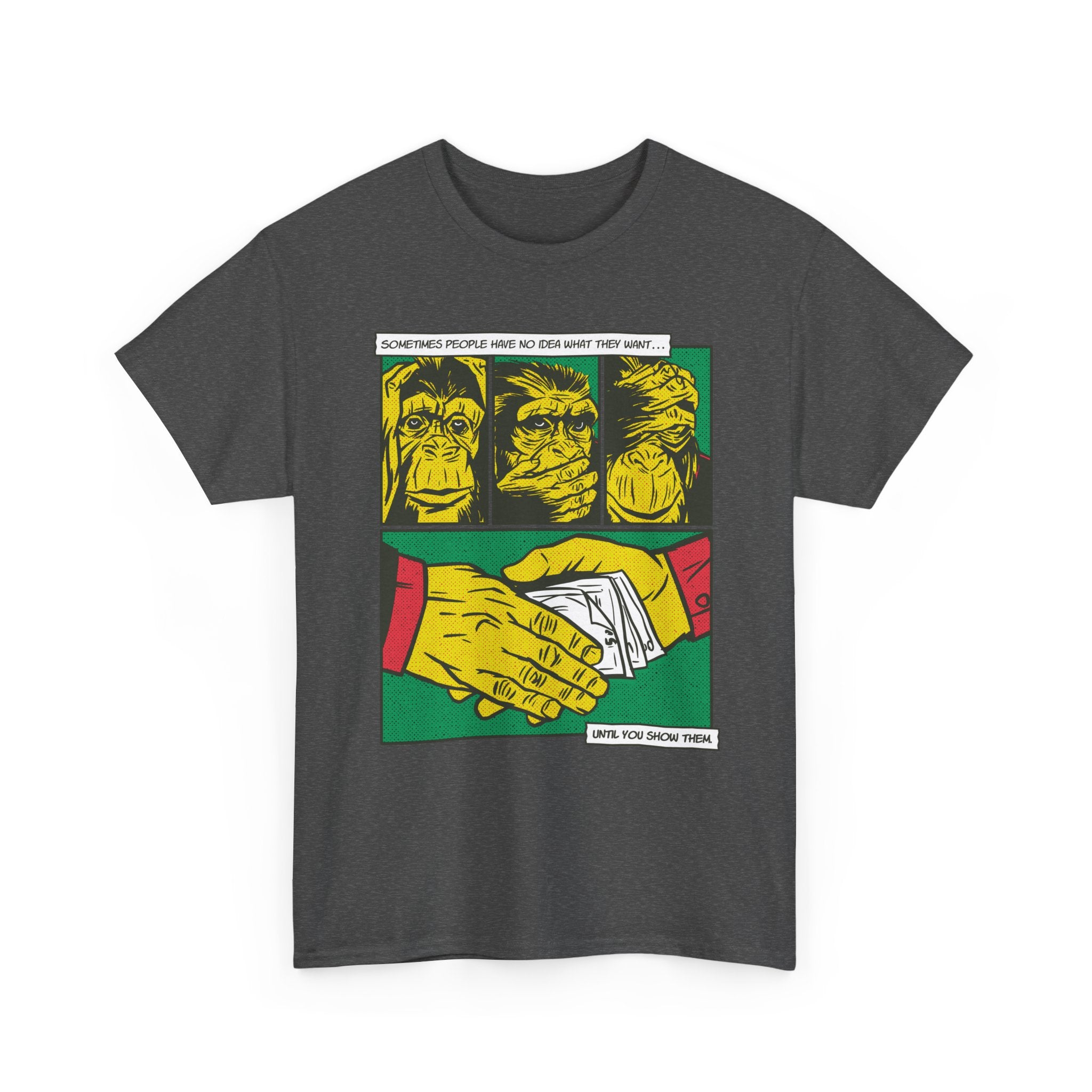 Three Monkeys - T-Shirt Front Print