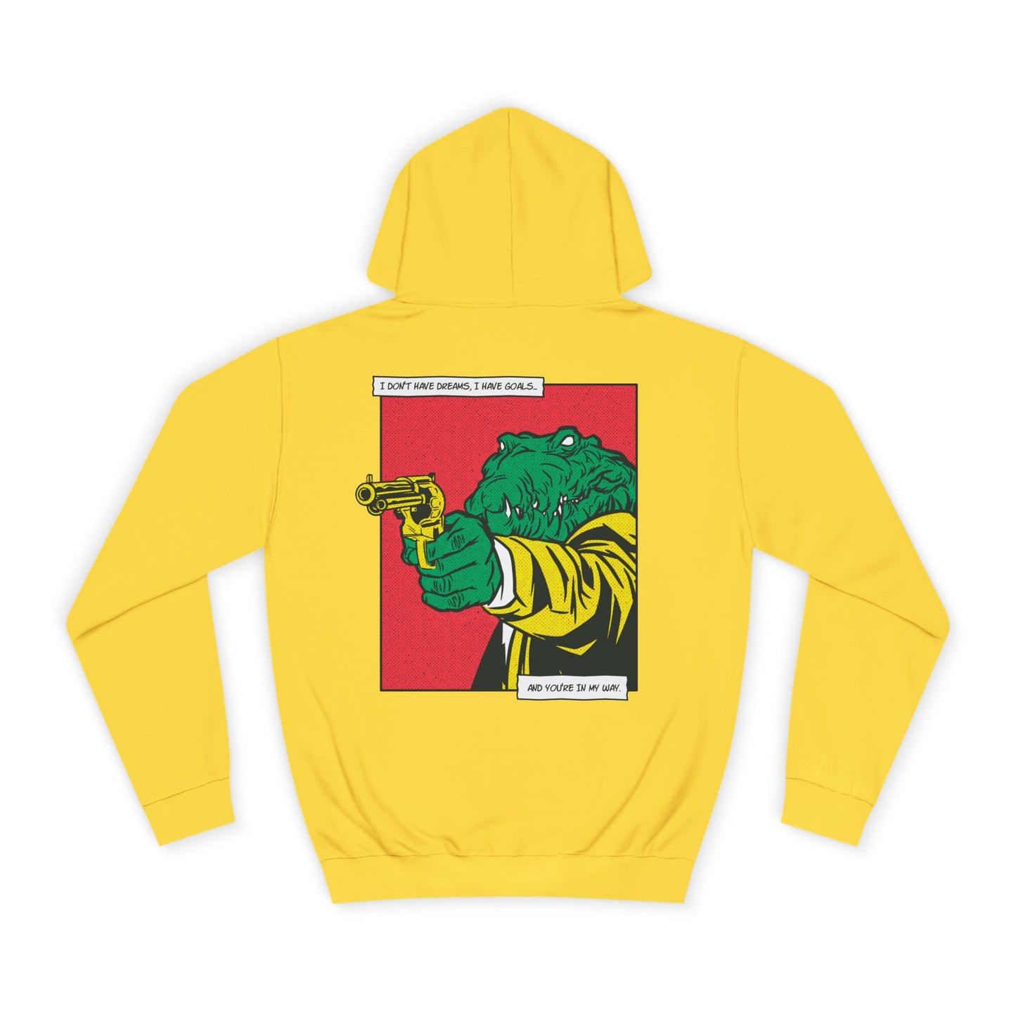 Alligator with Gun Hoodie