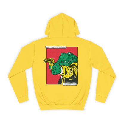 Alligator with Gun Hoodie