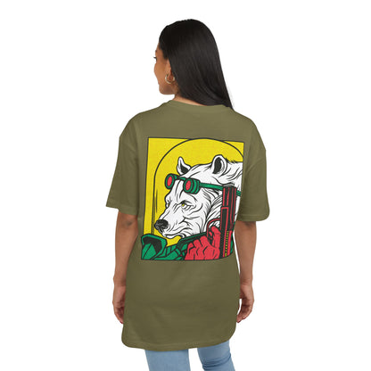 Ice Bear with Gun Oversized T-Shirt