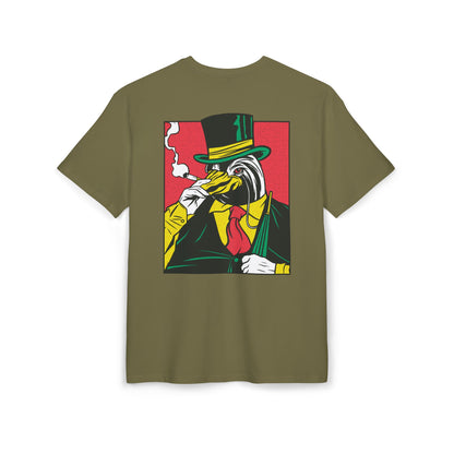 Penguin Smoking Oversized T-Shirt