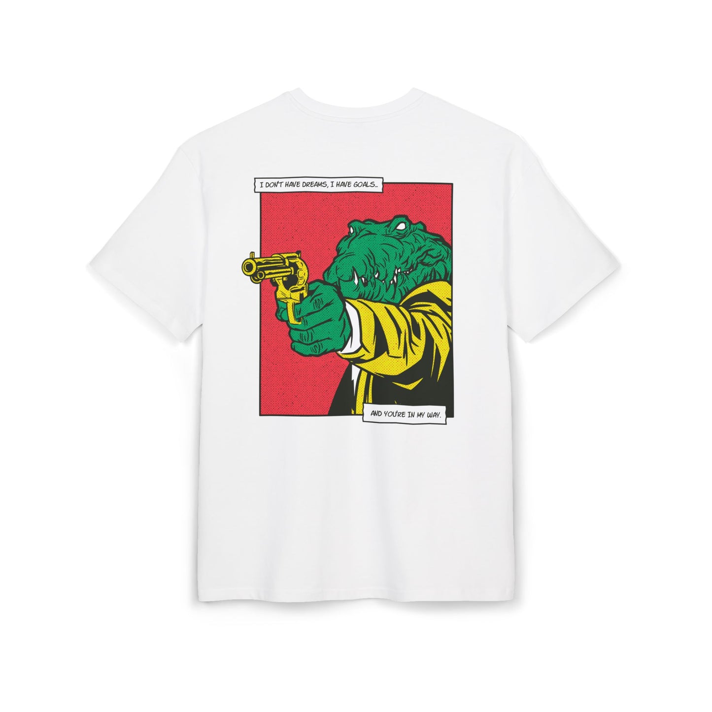 Alligator with Gun Oversized T-Shirt