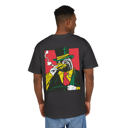 Penguin Smoking Oversized T-Shirt