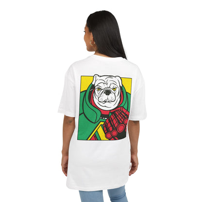 White Pug Oversized T-Shirt