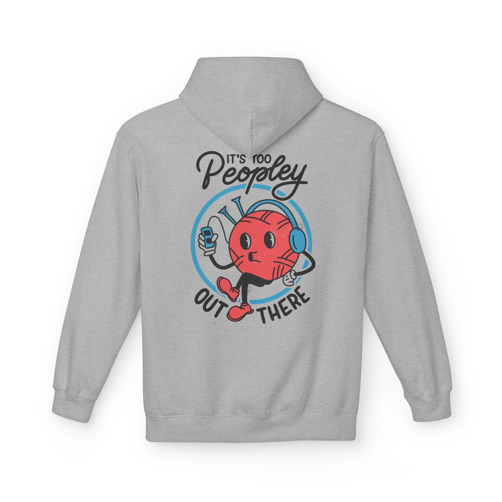It´s too Peopley out there - Hoodie Back Print