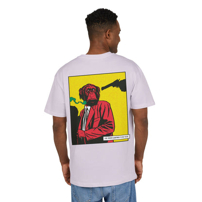 Monkey Smoking Oversized T-Shirt