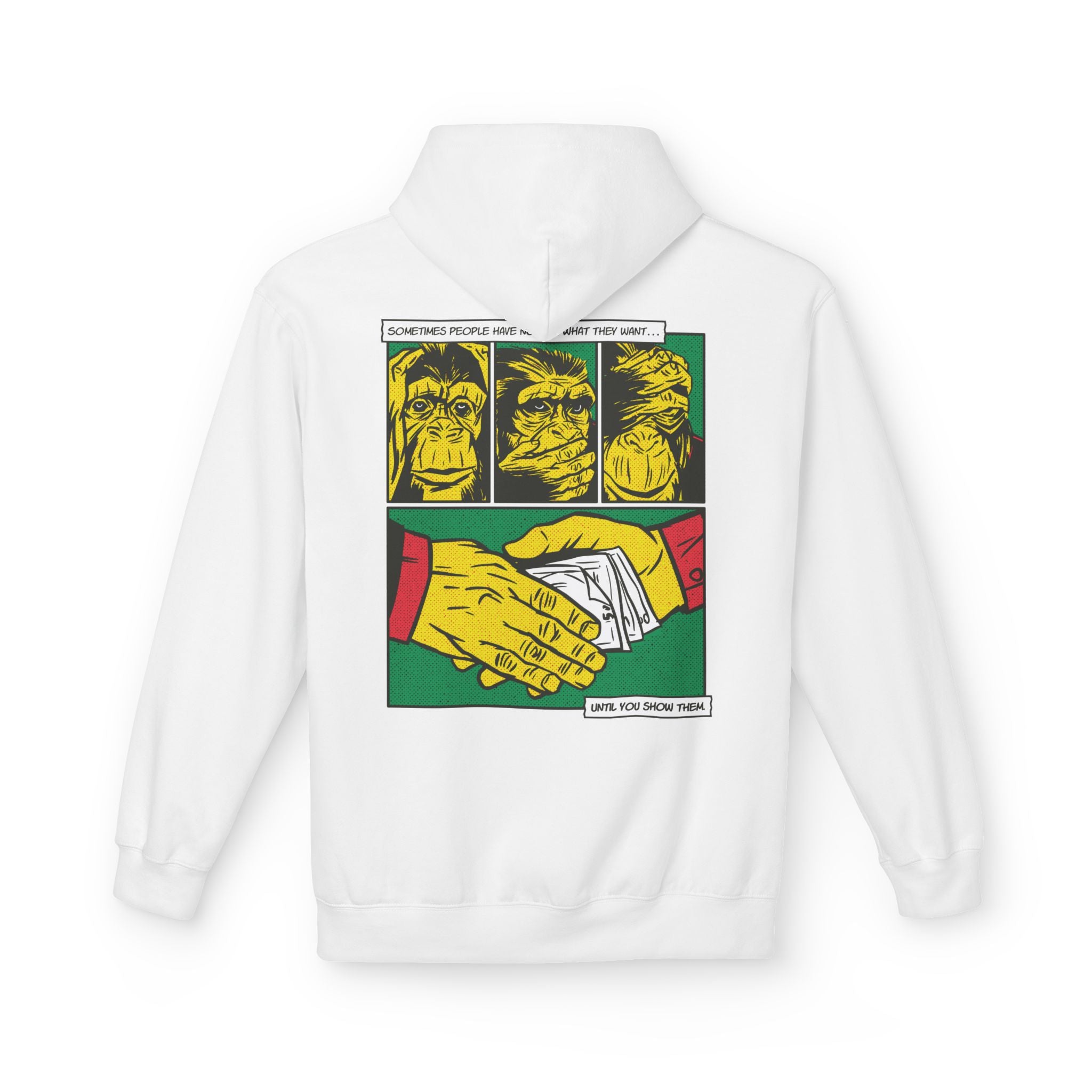 Three Monkeys - Hoodie Back Print