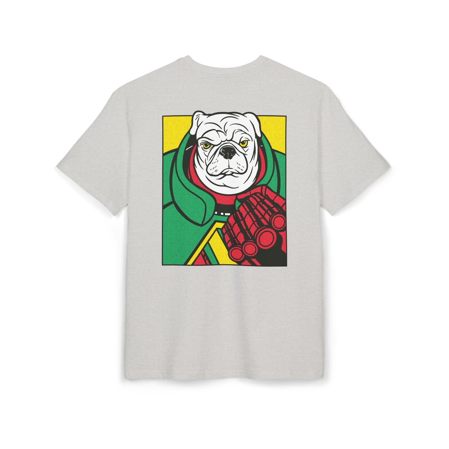 White Pug Oversized T-Shirt