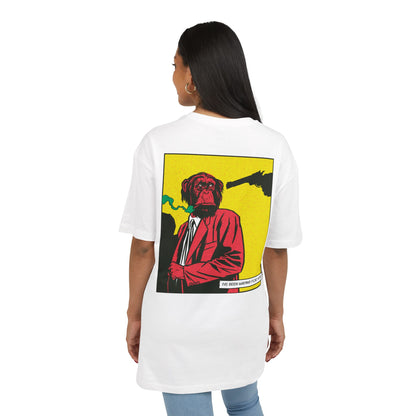 Monkey Smoking Oversized T-Shirt