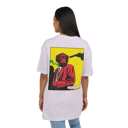 Monkey Smoking Oversized T-Shirt