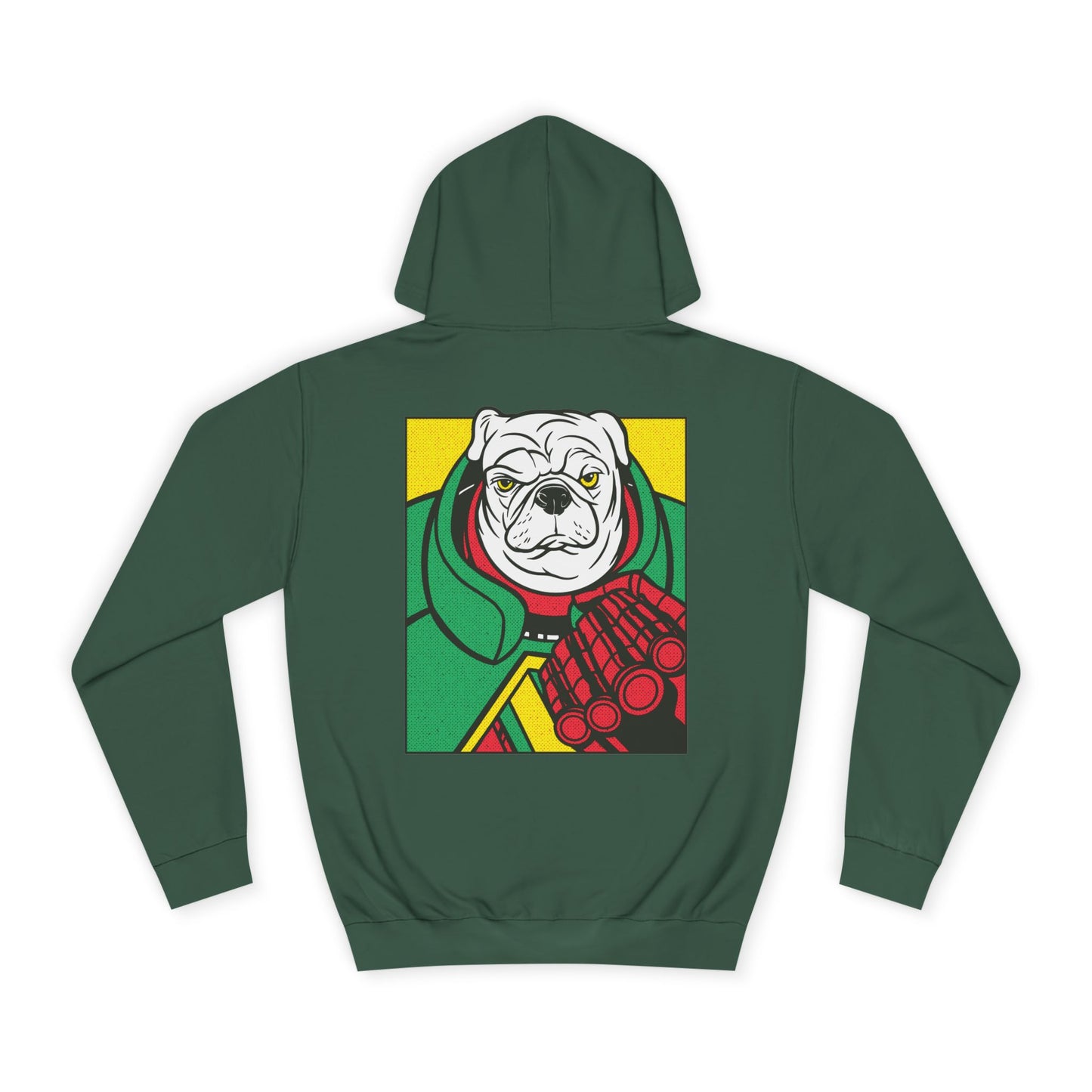 White Pug Hoodie