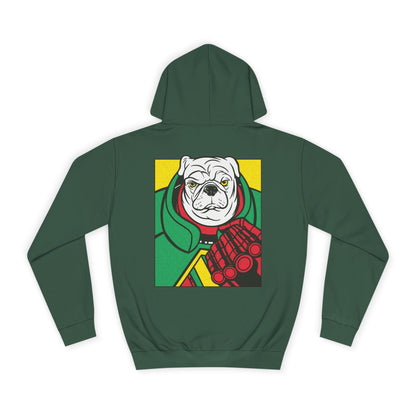 White Pug Hoodie
