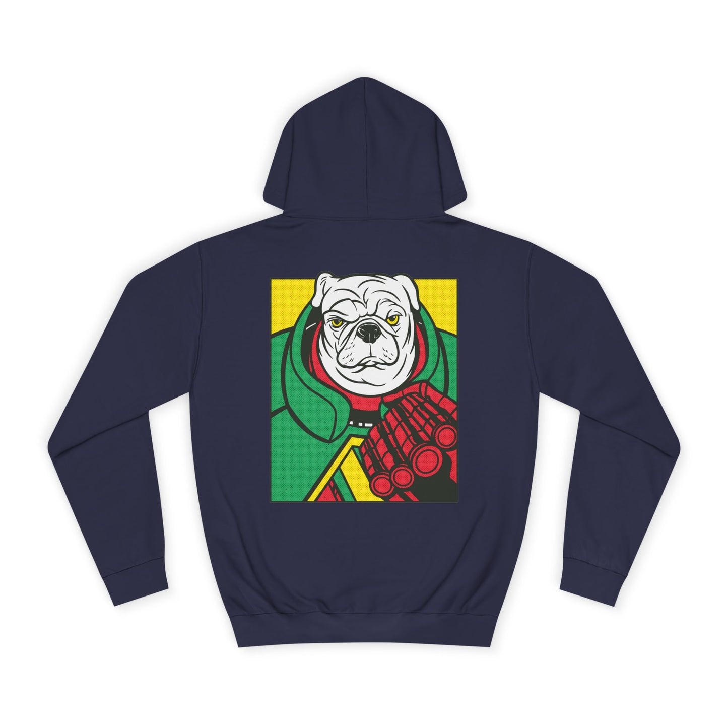 White Pug Hoodie