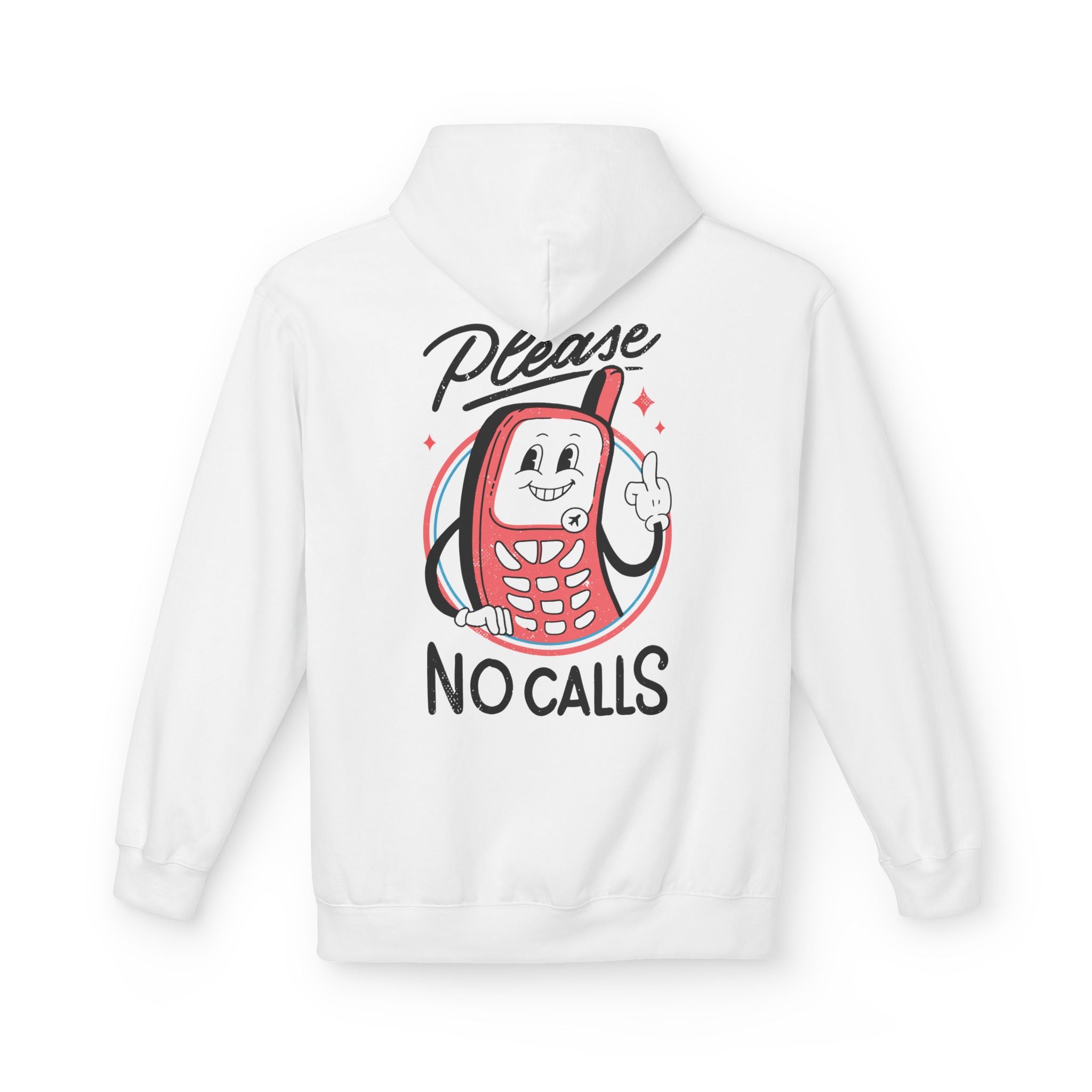 Please no calls - Hoodie Back Print