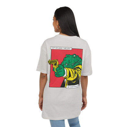 Alligator with Gun Oversized T-Shirt