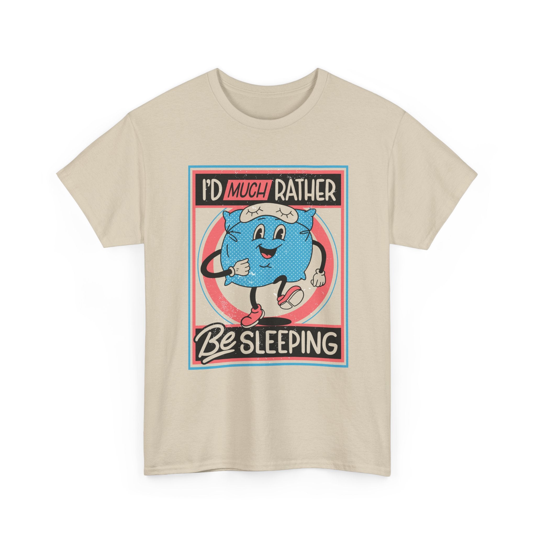 I´d much rather be sleeping - T-Shirt Front Print
