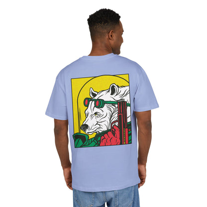 Ice Bear with Gun Oversized T-Shirt