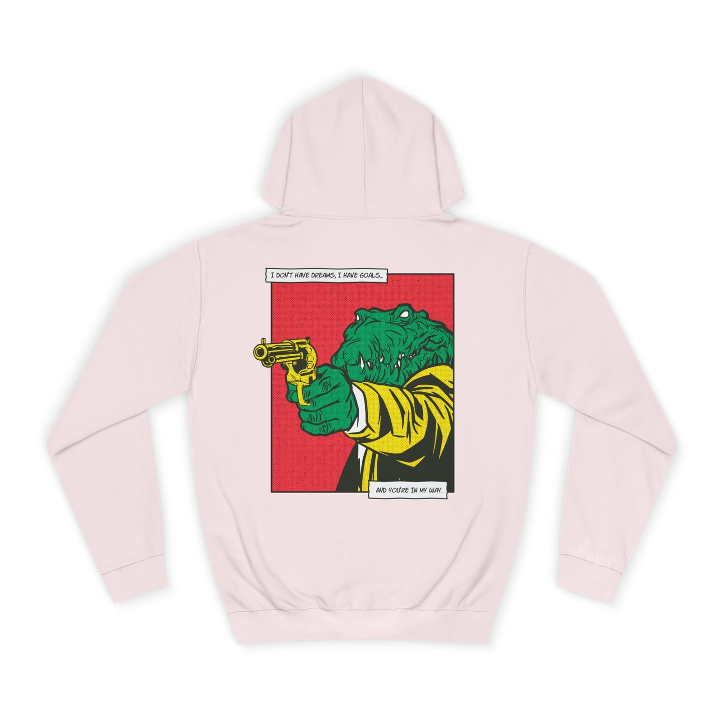 Alligator with Gun Hoodie