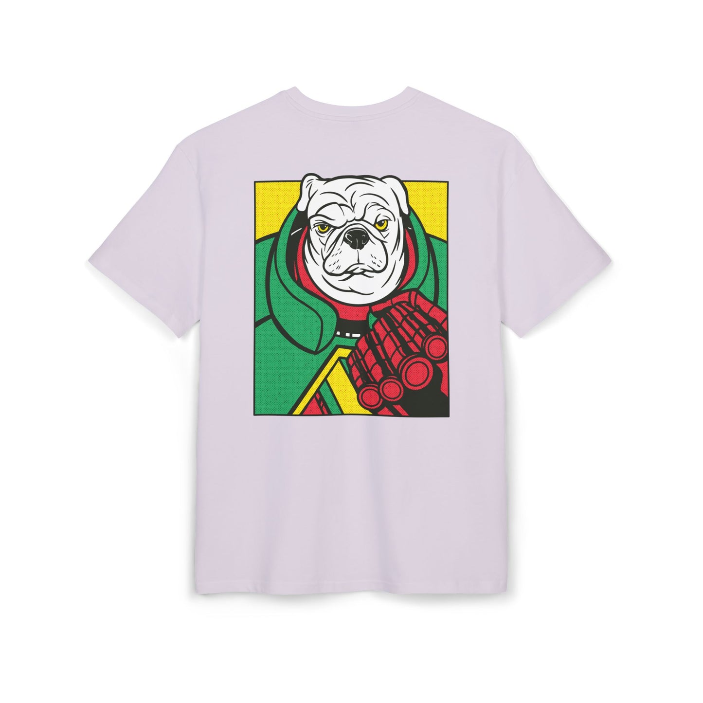 White Pug Oversized T-Shirt