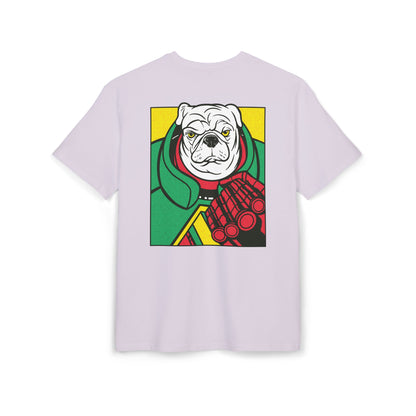 White Pug Oversized T-Shirt