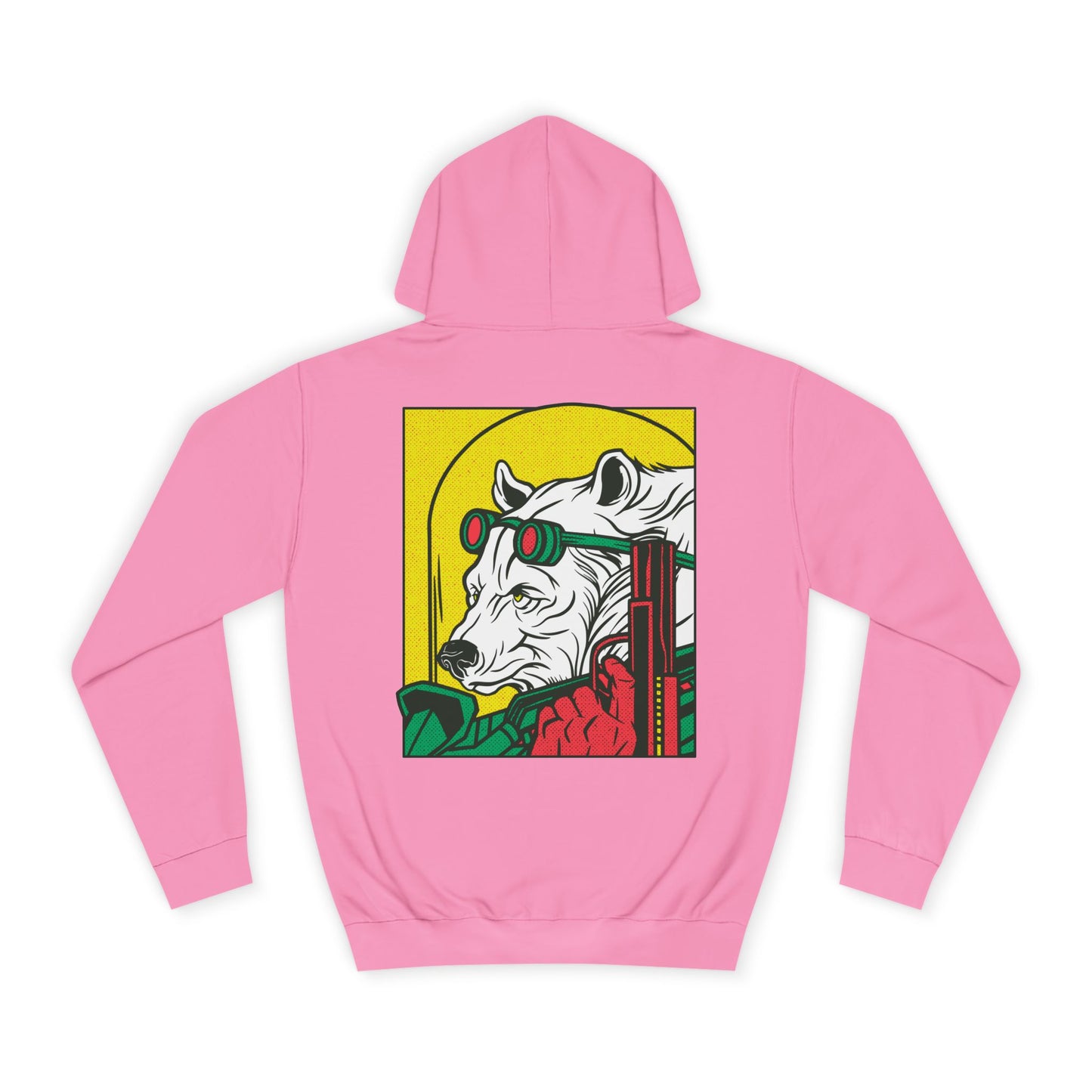 Ice Bear with Gun Hoodie