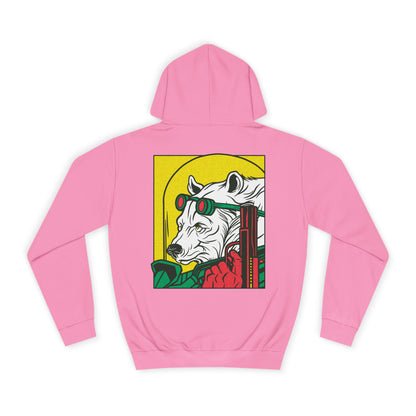 Ice Bear with Gun Hoodie