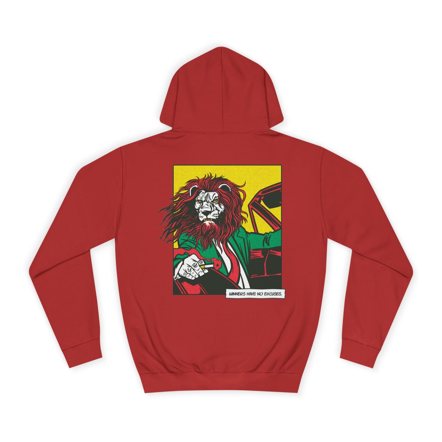 Lion in Car Hoodie