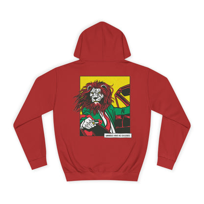 Lion in Car Hoodie